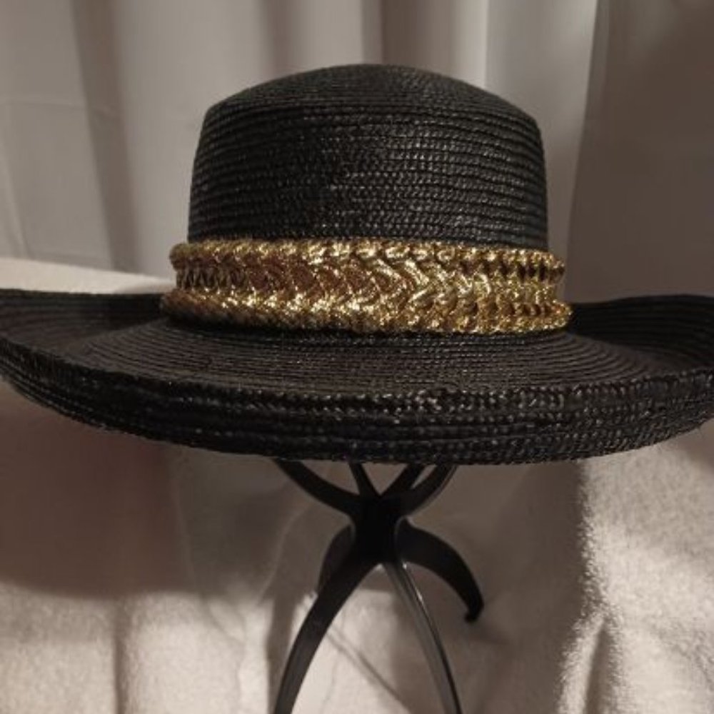 SUMMER CLEARANCE -- BLING MEN/WOMEN GOLD BAN HAT FOR CASUAL & OTHER EVENTS